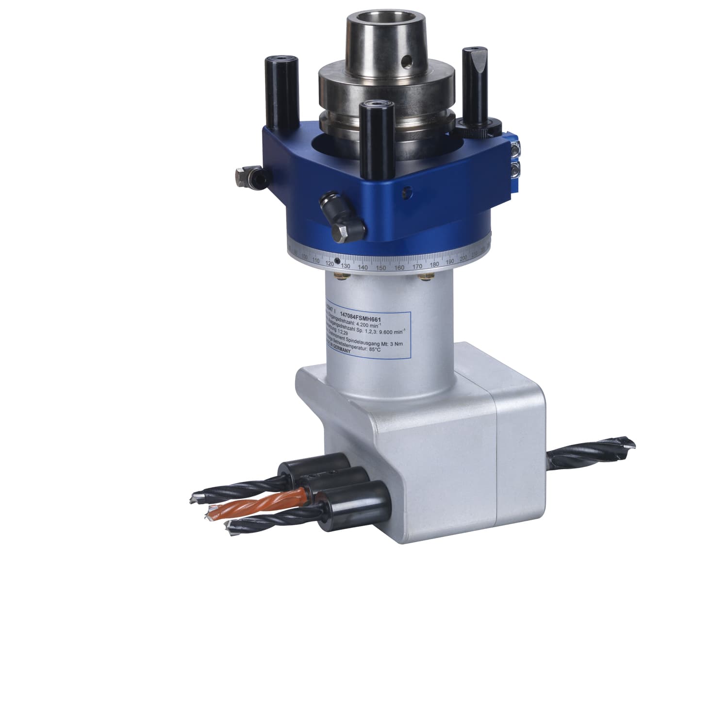 CNC rezalna enota | HSK F63 | kotna glava 3+1