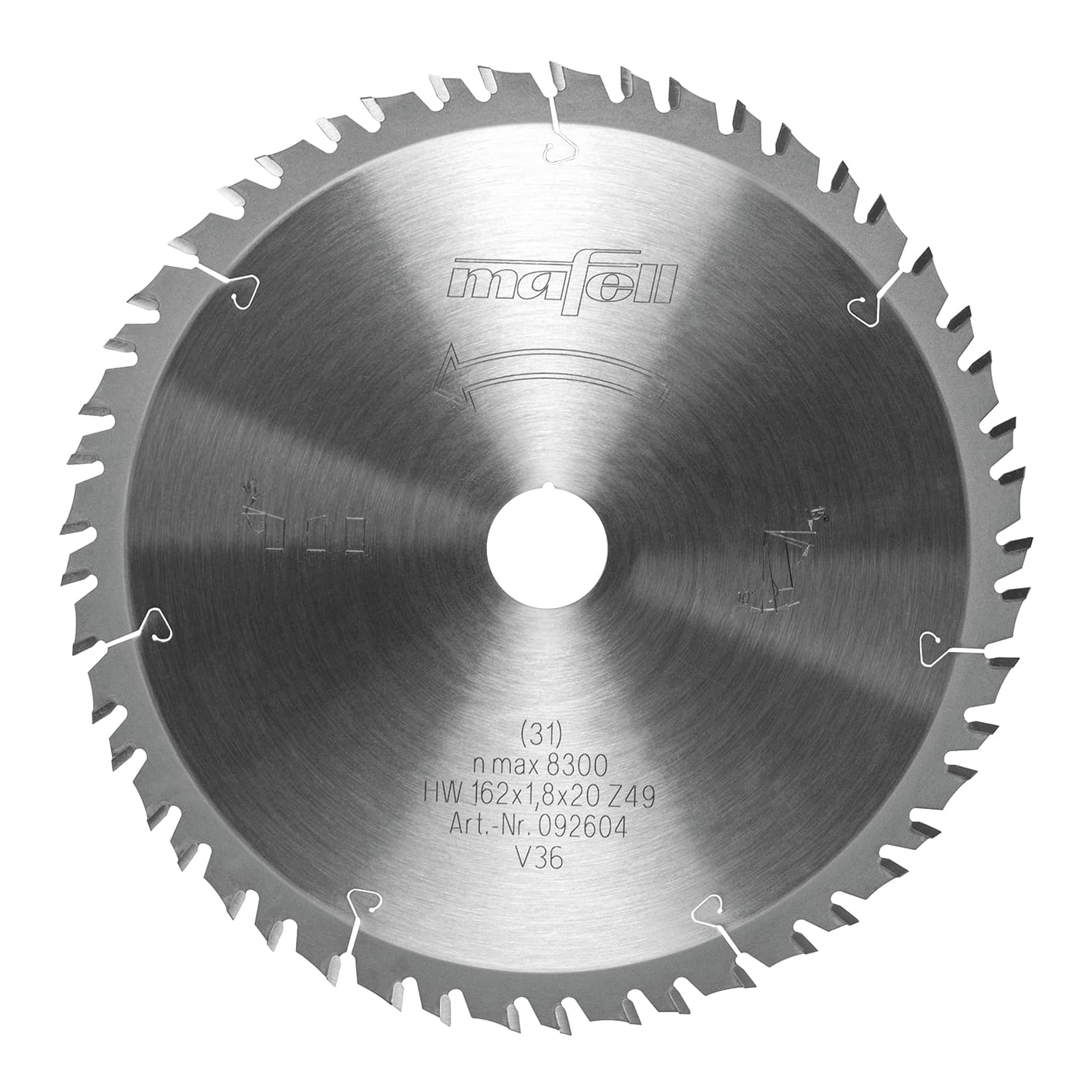 Žagin list KSB-WF162 GT, 162 x 1,2/1,8 x 20 mm, Z49-7, 3WZ/FZ