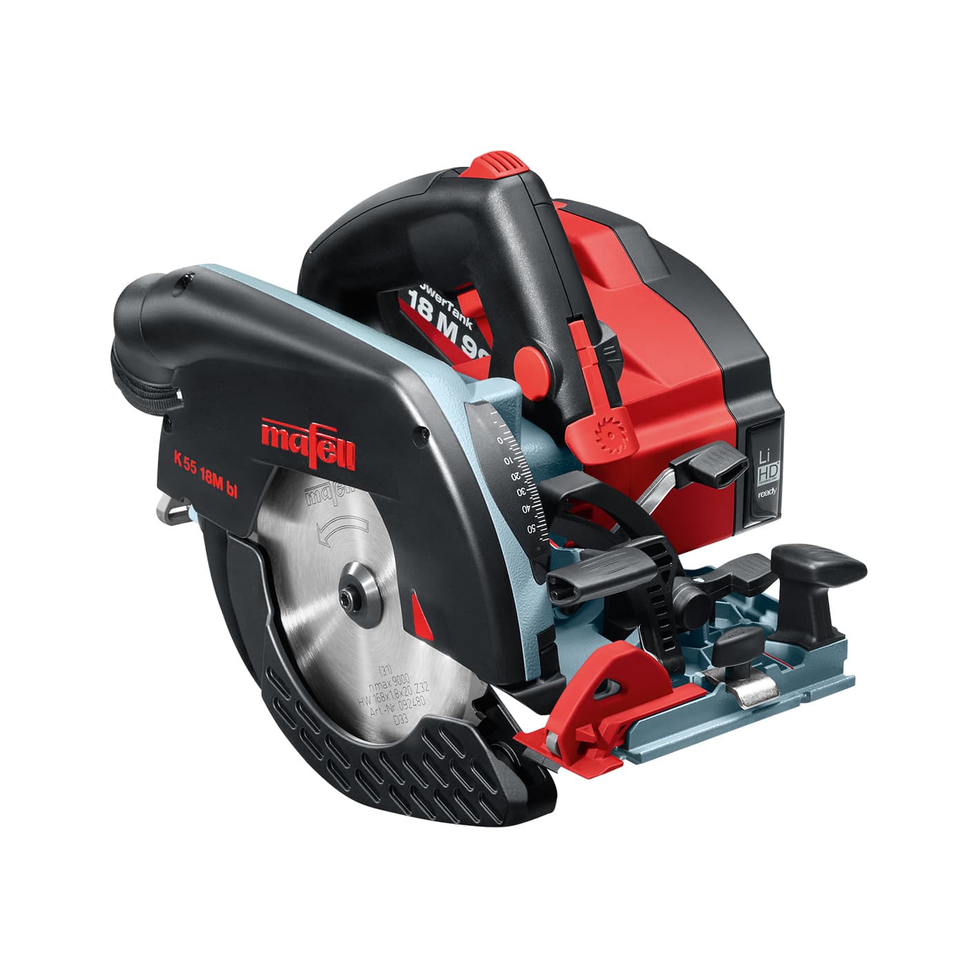 Akumulatorska ročna krožna žaga K 55 18M bl v kovčku T-MAX