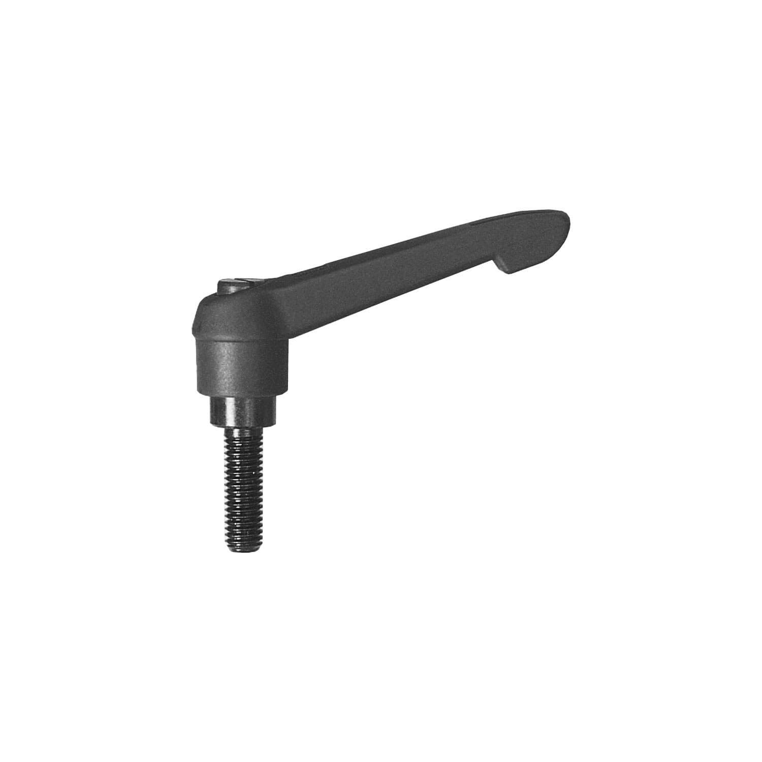 Nastavljiva vpenjalna ročica s kompletom vijakov in stranskimi izvrtinami