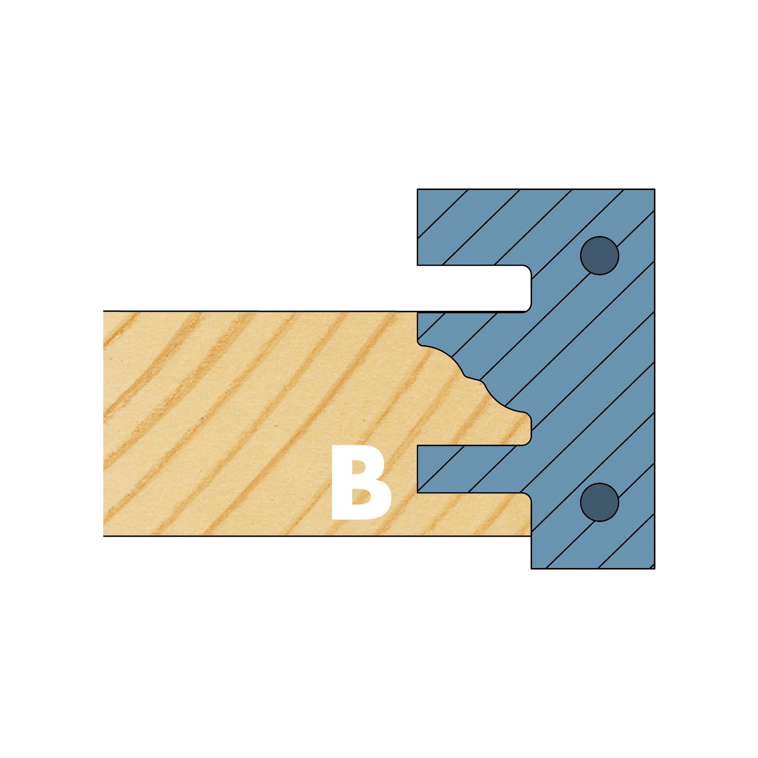 Profilni nož za rezkar Hammer